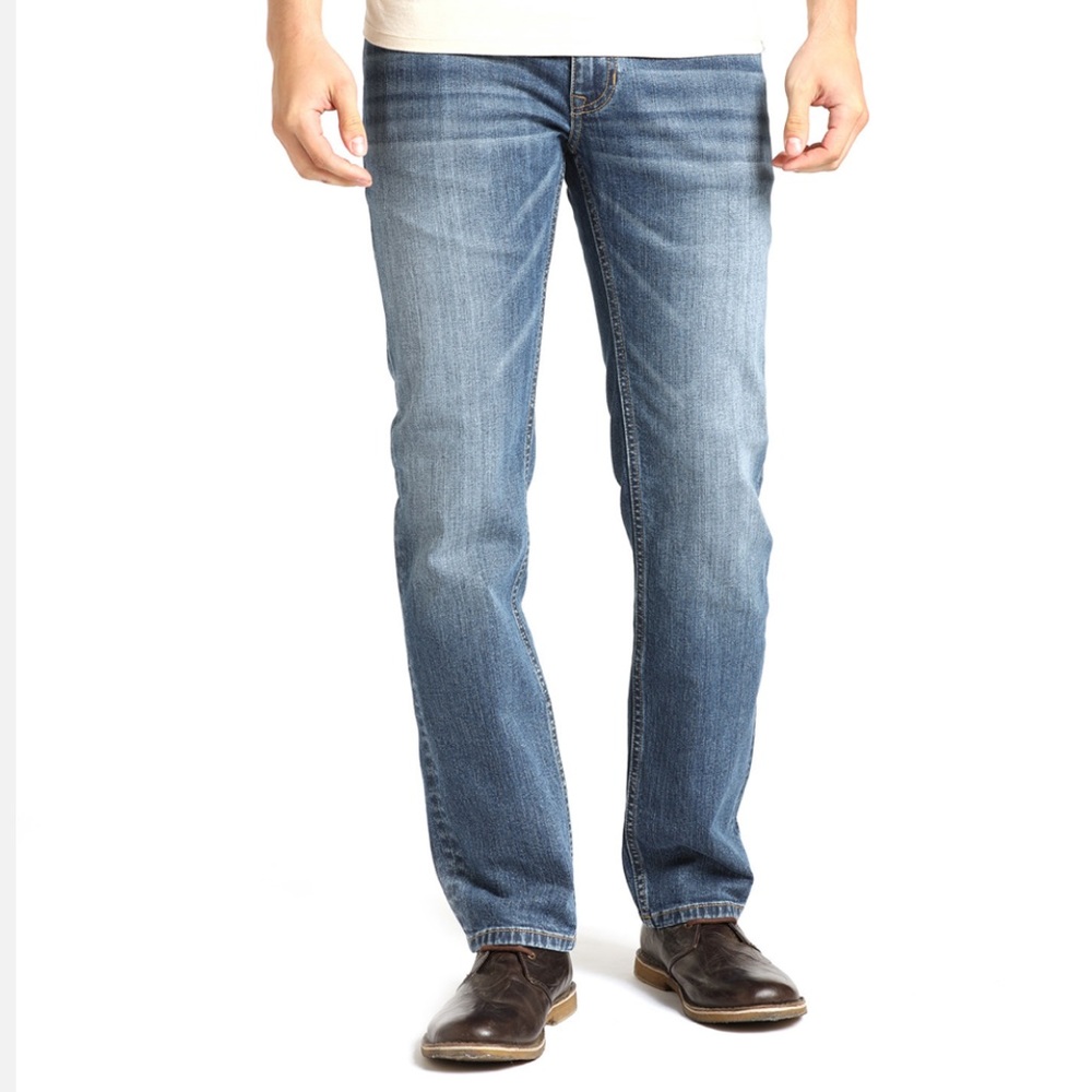 Slate Denim & Co Men's Parker Slim Straight Jeans, W 38, L 34
